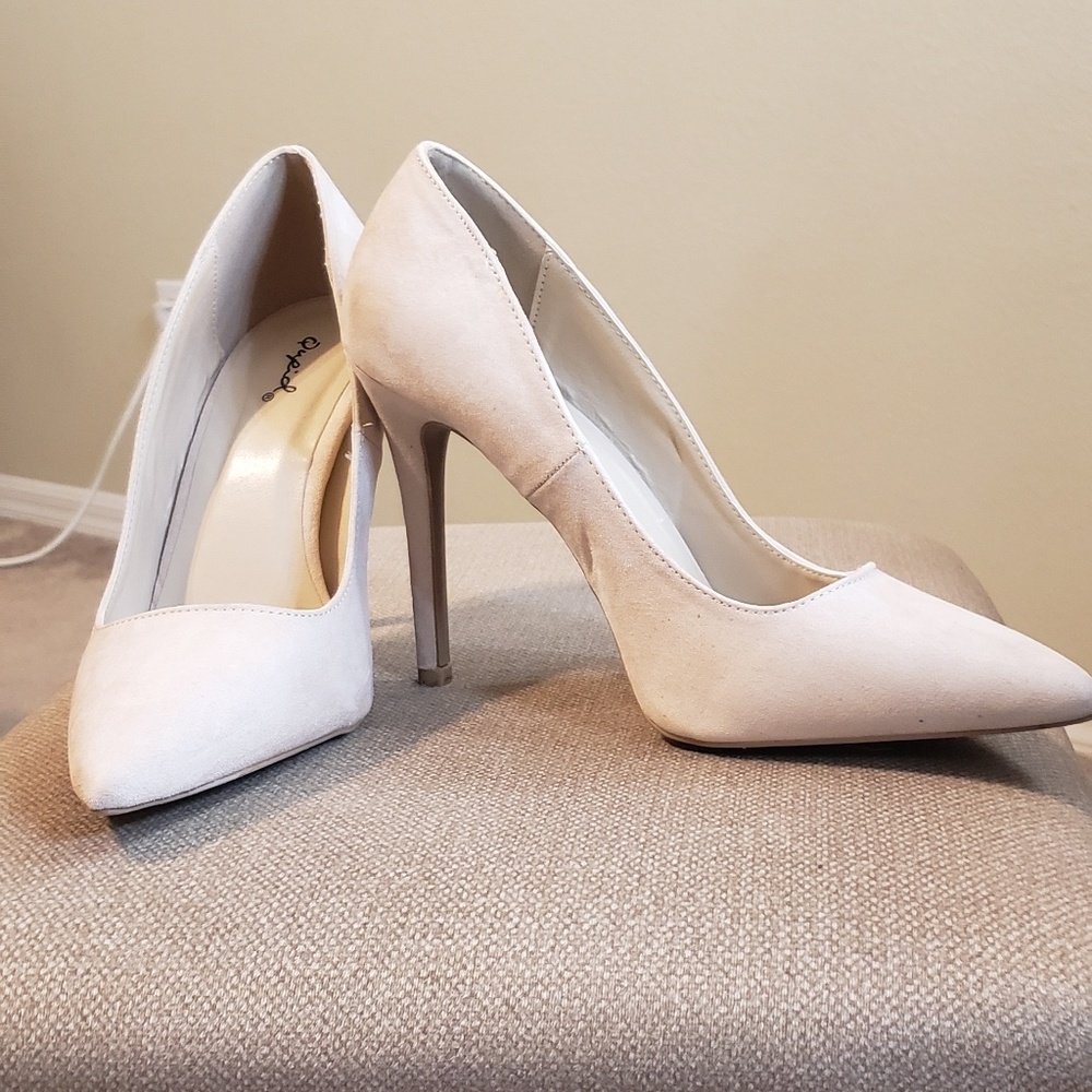 Suede Heels